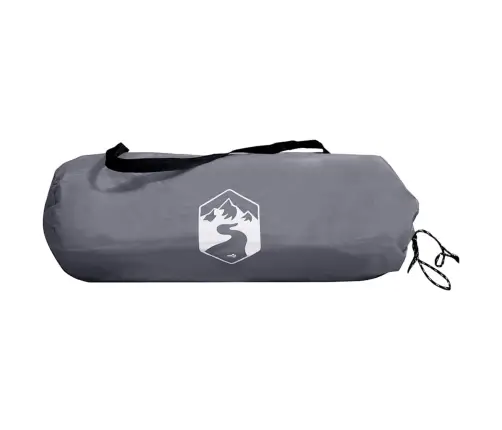 Tuneļveida Telts Ar Jumtu Pelēka Un Oranža 328 X 228 X 115 Cm Vidaxl