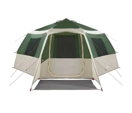 Kabriolet Telts Ar Jumtu Zaļa Un Pelēka 500 X 500 X 294 Cm Vidaxl