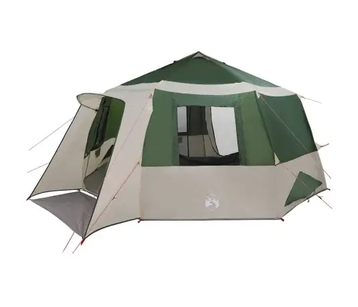 Kabriolet Telts Ar Jumtu Zaļa Un Pelēka 500 X 500 X 294 Cm Vidaxl