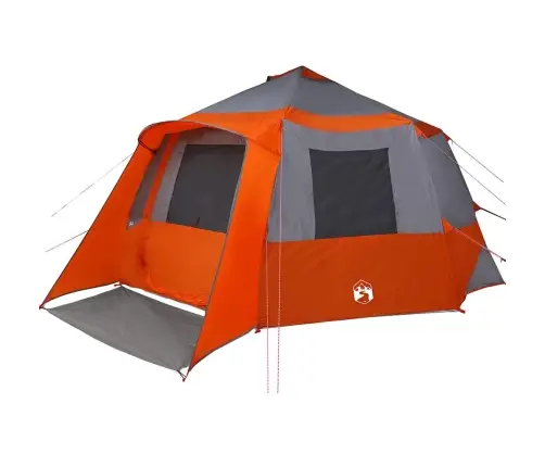 Kabriolet Telts Ar Jumtu Pelēka Un Oranža 500 X 500 X 294 Cm Vidaxl