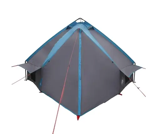 Tīpis Telts Ar Jumtu Zila Un Pelēka 490 X 410 X 210 Cm Vidaxl