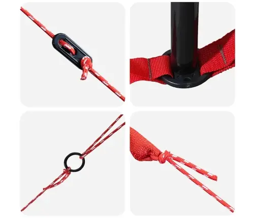 Tīpis Telts Ar Jumtu Zila Un Pelēka 490 X 410 X 210 Cm Vidaxl