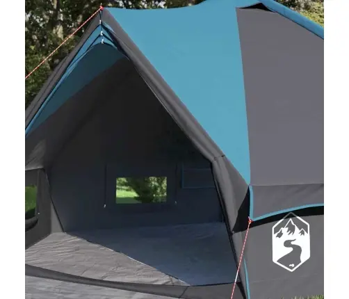 Tīpis Telts Ar Jumtu Zila Un Pelēka 490 X 410 X 210 Cm Vidaxl