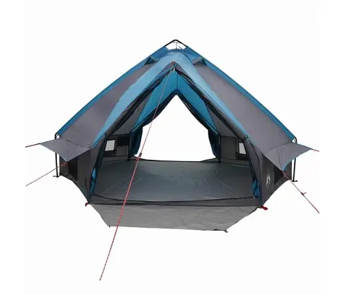 Tīpis Telts Ar Jumtu Zila Un Pelēka 490 X 410 X 210 Cm Vidaxl
