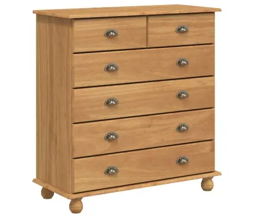 Vitrīna “Askim” Medus Brūna 91X40X199.5 Cm Ciets Koks Vidaxl