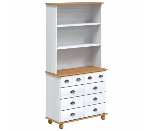 Narvas Askim Balta 91 X 40 X 184 Cm Pušies Medienos Masyvas