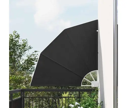 Balkona Privātuma Ekrāns Antracīts 115 X 115 Cm Audums Vidaxl