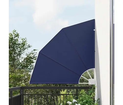 Balkona Privātuma Ekrāns Tumši Zila 115 X 115 Cm Audums Vidaxl