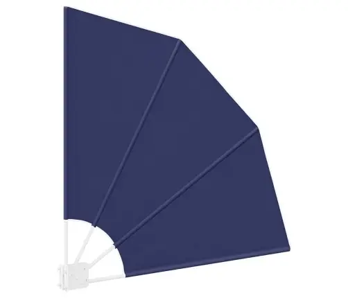 Balkona Privātuma Ekrāns Tumši Zila 115 X 115 Cm Audums Vidaxl