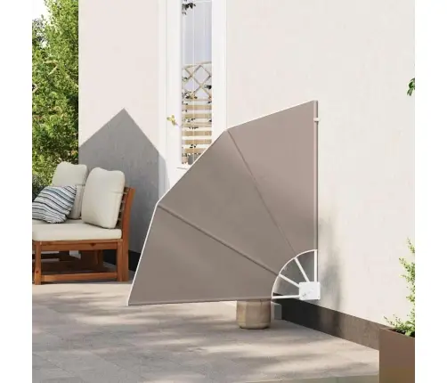 Balkona Privātuma Ekrāns Pelēkbrūna 115 X 115 Cm Audums Vidaxl