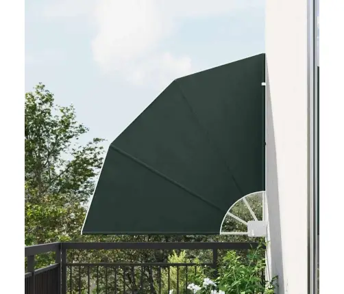 Balkona Privātuma Ekrāns Tumši Zaļa 115 X 115 Cm Audums Vidaxl