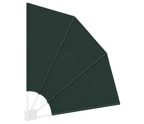 Balkona Privātuma Ekrāns Tumši Zaļa 115 X 115 Cm Audums Vidaxl