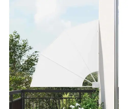 Balkono Privatumo Ekranas Balta 115 X 115 Cm Audinys