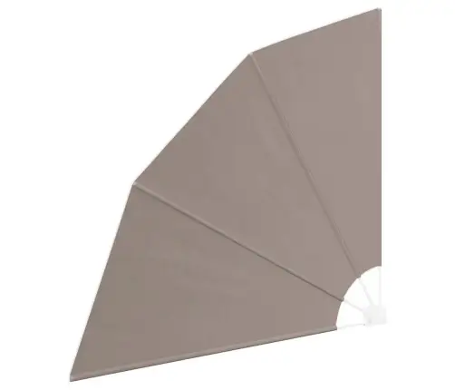 Balkona Privātuma Ekrāns Pelēkbrūna 160 X 160 Cm Audums Vidaxl