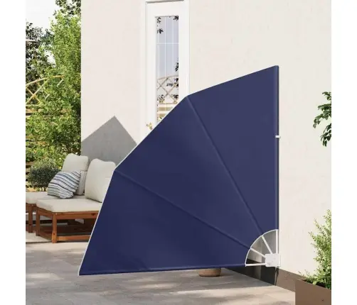 Balkona Privātuma Ekrāns Tumši Zila 140 X 140 Cm Audums Vidaxl