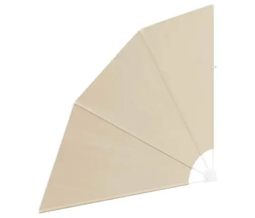 Balkona Privātuma Ekrāns Bēša 140 X 140 Cm Audums Vidaxl