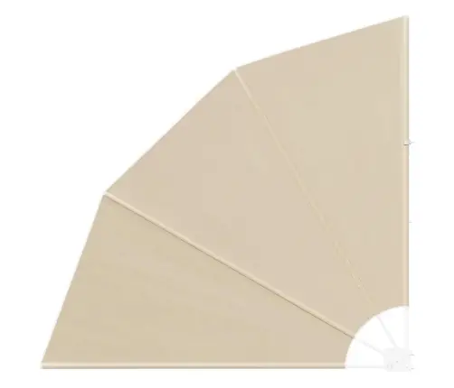 Balkona Privātuma Ekrāns Bēša 140 X 140 Cm Audums Vidaxl