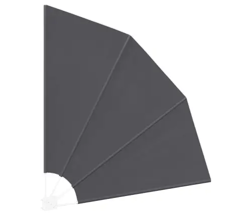 Balkona Privātuma Ekrāns Melna 140 X 140 Cm Audums Vidaxl