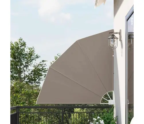 Balkono Privatumo Ekranas Taupe 140 X 140 Cm Audinys