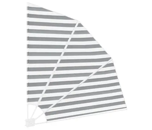 Balkona Privātuma Ekrāns Antracītpelēks Un Balts 140 X 140 Cm Vidaxl