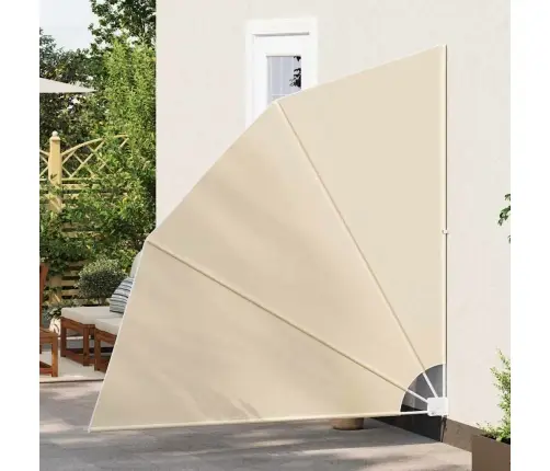 Balkona Privātuma Ekrāns Bēša 210 X 210 Cm Audums Vidaxl