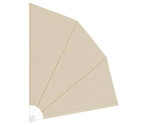 Balkona Privātuma Ekrāns Bēša 210 X 210 Cm Audums Vidaxl