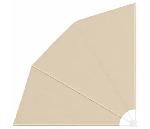 Balkona Privātuma Ekrāns Bēša 210 X 210 Cm Audums Vidaxl