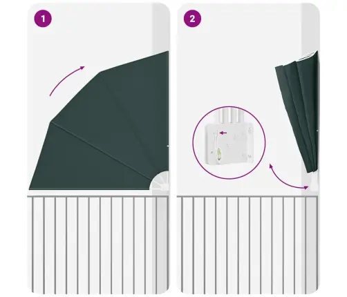 Balkono Privatumo Ekranas Tamsiai Žalia 210 X 210 Cm Audinys Balkono Privatumo Ekranas Tamsiai Žalia 210 X 210 Cm Audinys