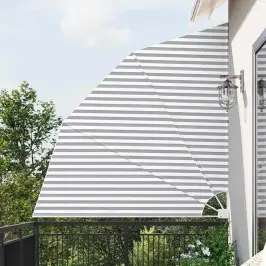 Balkona Privātuma Ekrāns Antracītpelēks Un Balts 210 X 210 Cm Vidaxl
