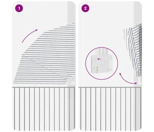 Balkona Privātuma Ekrāns Antracītpelēks Un Balts 210 X 210 Cm Vidaxl