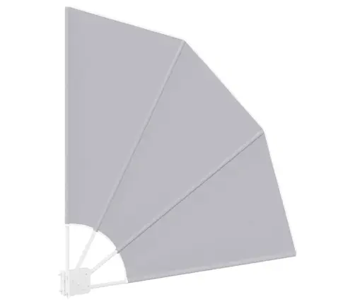 Balkona Privātuma Ekrāns Pelēka 115 X 115 Cm Audums Vidaxl