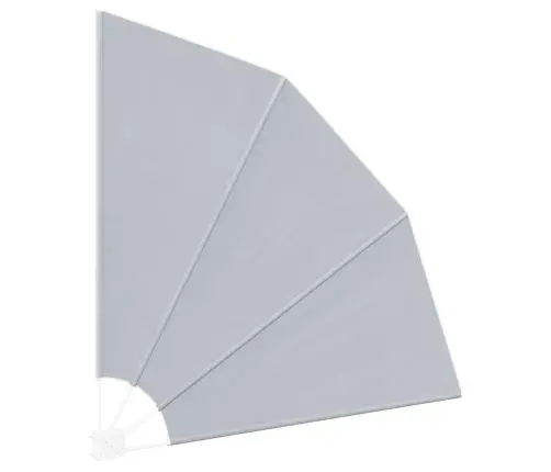 Balkono Privatumo Ekranas Pilka 160 X 160 Cm Audinys