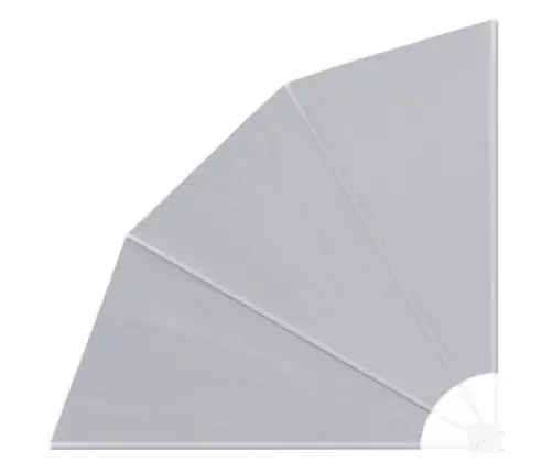 Balkono Privatumo Ekranas Pilka 160 X 160 Cm Audinys