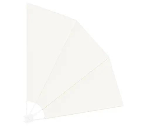 Balkona Privātuma Ekrāns Krēmkrāsa 160 X 160 Cm Audums Vidaxl