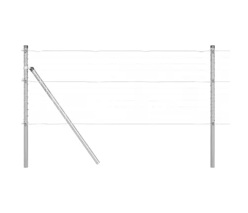 Žoga Stabi Komplekts 13 Pcs Sudraba Ø32Mm 100 Cm Vidaxl