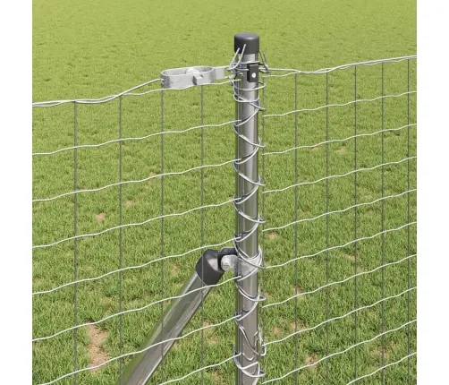 Žogu Stabu Komplekts 13 Pcs Sudraba Ø32Mm 160 Cm Tērauds Vidaxl