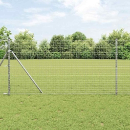Žoga Stabi 7 Pcs Sudraba Ø32Mm 190 Cm Cinkots Tērauds Vidaxl