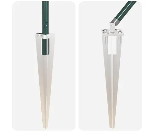 Žogu Stabu Komplekts 7 Pcs Zaļa Ø32Mm 120 Cm Vidaxl