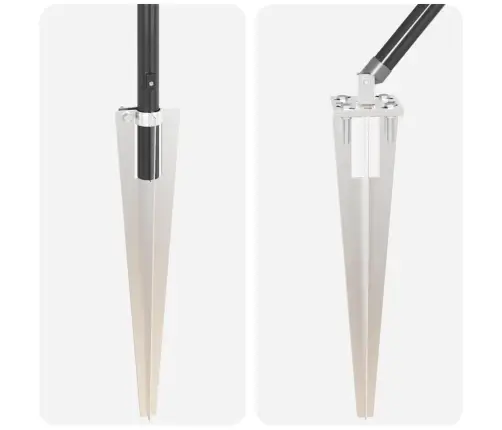 Žoga Stabu Komplekts 13 Pcs Pelēka Ø32Mm 160 Cm Metāls Vidaxl