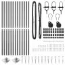 Aiapostid 13 Pcs Hall Ø32Mm 180 Cm Tsingitud Teras
