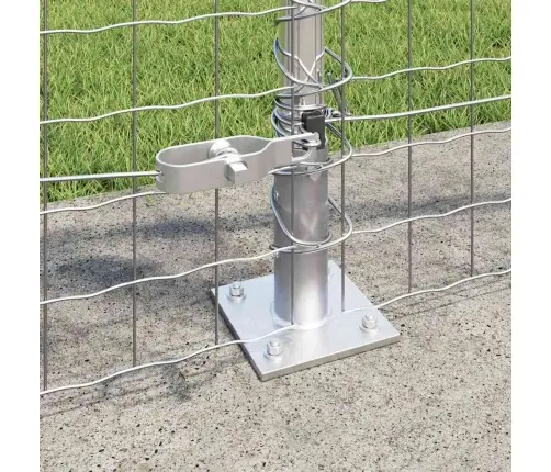 Aiapostid 7 Pcs Hõbedane Ø32Mm 110 Cm Tsingitud Teras