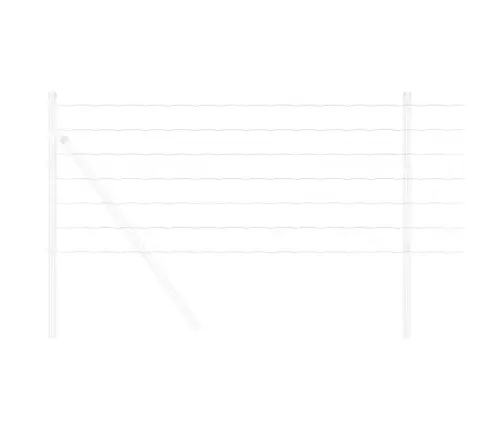 Euroopa Aed 0,8 X 10 M Pvc-Kaetud Raud