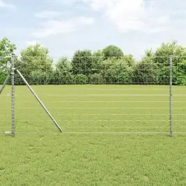 Eiropas Žogs Sudraba 1 X 25 M Karstās Cinkotā Dzelzs Vidaxl