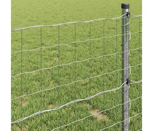 Eiropas Žogs 0.4X10 M Cinkots Tērauds Vidaxl