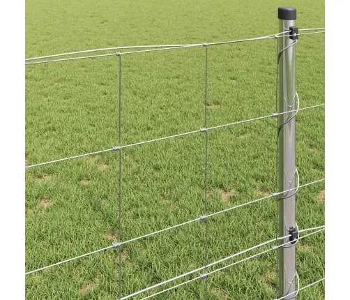 Lauka Žogs 0.8X25 M Cinkots Tērauds Vidaxl