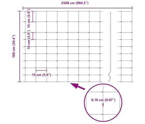 Lauku Žogs 1X25 M Cinkots Tērauds Vidaxl