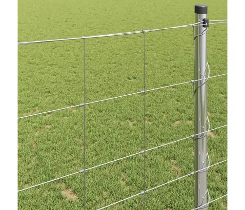 Lauka Žogs 1.2X25 M Cinkots Tērauds Vidaxl