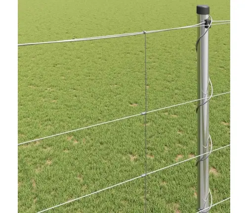 Lauku Žogs 1.5X25 M Cinkots Tērauds Vidaxl