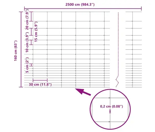 Karjamaa-Aed Hõbedane 25 X 1,6 M Tsingitud Teras