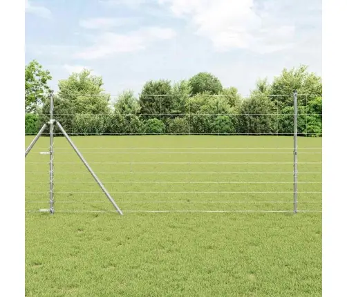 Lauka Žogs 1.2X50 M Cinkots Tērauds Vidaxl